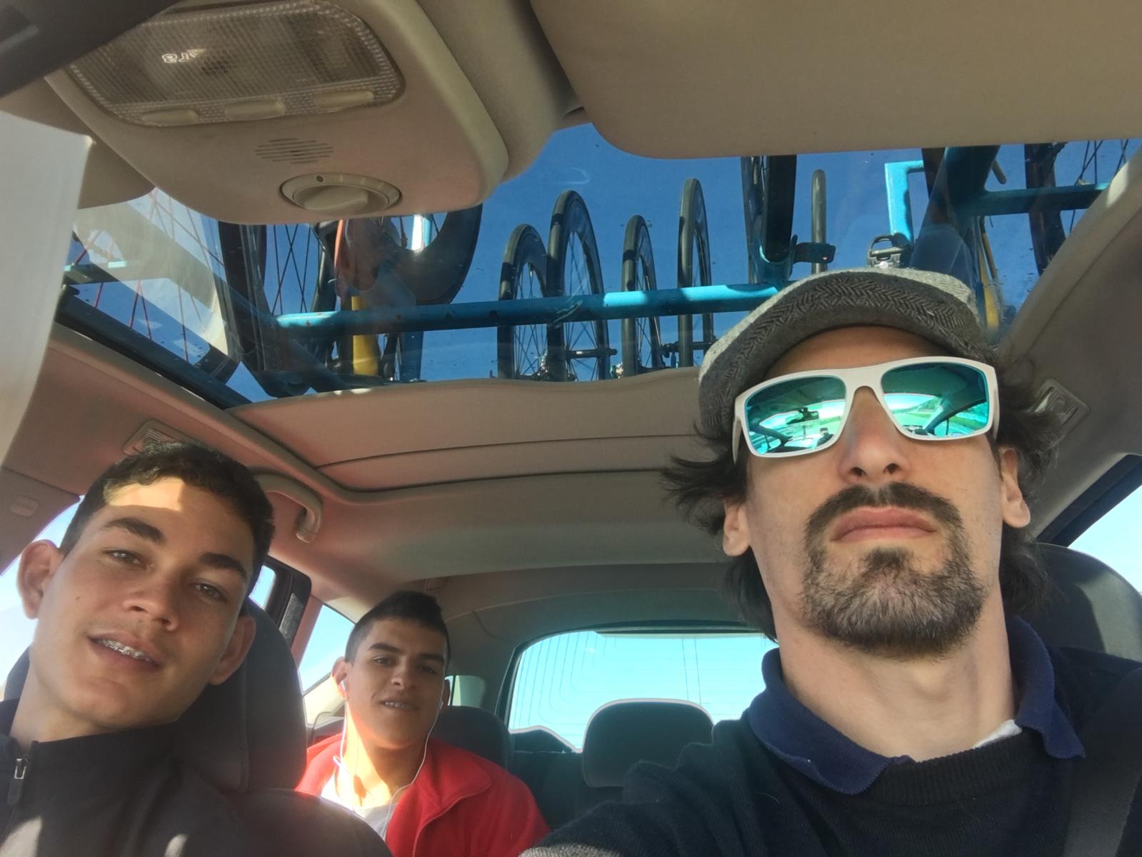 Con Orluis Aular y Leo Quintero